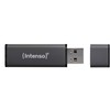 USB atmintinė „Intenso Alu Line“ antracito spalvos 128 GB USB 2.0