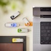 Mėlyna Intenso Office Line Multipack 64 GB, USB-Stick - 5 USB-A 3.2 USB-Sticks in yellow, žalias, juodas, mėlynas + oranžinis