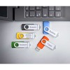 Mėlyna Intenso Office Line Multipack 32 GB, USB-Stick - 5 USB-A 3.2 USB-Sticks in yellow, žalias, juodas, mėlynas + oranžinis