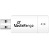 STICK MediaRange USB STICK 4GB USB 2.0 Slider red
