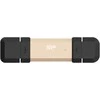 Kietasis diskas „Silicon Power DS72“ USB atmintinė 500 GB A tipo USB / C tipo USB 3.2 Gen 2 (3.1 Gen 2) Auksinė