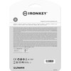 Kingston Flash Drive | IronKey Vault Privacy 50C AES-256 Encrypt | 512 GB | USB-C | Mėlyna