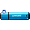Kingston Flash Drive | IronKey Vault Privacy 50C AES-256 Encrypt | 512 GB | USB-C | Mėlyna