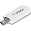 „Verbatim“ USB atmintinė, USB C, 128 GB, „Plectra“, „balta“, 30229, USB C