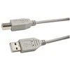 Synergy21 Kabelis USB, A(St) => B(St), 5,0m, USB2.0, grau, ,