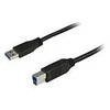 Synergy21 Kabelis USB, A(St) => B(St), 5,0m, USB3.0, juodas, ,