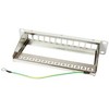 Synergy21 Keystone, Modulträger, 10Patchpanel für 12xTP-Modul, 1HE, Lichtgrau