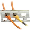 Synergy21 Keystone, Modulträger, 19Patchpanel für 24xTP-Modul, 1HE(t 96mm) 45Grad Schrägauslass, Lichtgrau