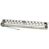 Synergy21 Keystone, Modulträger, 19Patchpanel für 24xTP-Modul, 1HE(t 96mm) 45Grad Schrägauslass, Lichtgrau