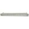 Synergy21 Keystone, Modulträger, 19Patchpanel für 48xTP-Modul, 1HE(t95mm), Lichtgrau
