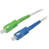 Synergy21 LWL-1-Faser-Patchk. 0,5mtr.SC-SC(APC8Grad), 9/125u, Schrägschliff