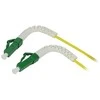 Synergy21 LWL-1-Faser-Patchk. 10mtr.LC(APC)-LC(APC), 9/125u, OS2, G657A2, AD=2mm, flexible Knickschutztülle