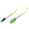 Synergy21 LWL-1-Faser-Patchk. 1,0mtr.LC(APC)-SC(APC), 9/125u, OS2, G657.A2, AD=2mm, flexible Knickschutztülle
