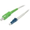 Synergy21 LWL-1-Faser-Patchk. 5mtr.LC-SC(APC), 9/125u, Schrägschliff, G657.A2