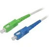 Synergy21 LWL-1-Faser-Patchk. 5mtr.SC-SC(APC8Grad), 9/125u, Schrägschliff