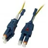 Synergy21 LWL-2-Faser-Patchk. 0,5mtr.LC-LC, 9/125um, OS2, Uniboot(drehbar), Push/Pull, AD=2mm,