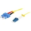 Synergy21 LWL-2-Faser-Patchk. 0,5mtr.LC-SC, 9/125um, OS2, AD=2mm