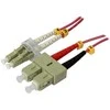 Synergy21 LWL-2-Faser-Patchk. 0,5mtr.LC-SC, 50/125um,OM4, AD=2mm,