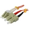 Synergy21 LWL-2-Faser-Patchk. 1,0mtr.LC-SC, 50/125um,OM2, AD=2mm,