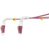 Synergy21 LWL-2-Faser-Patchk. 2mtr.LC-LC, 50/125um,OM4, AD=2mm, flexible Knickschutztülle,