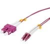 Synergy21 LWL-2-Faser-Patchk. 2mtr.LC-SC, 50/125um,OM4, AD=2mm, flexible Knickschutztülle,