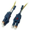 Synergy21 LWL-2-Faser-Patchk. 5mtr.LC-LC, 9/125um, OS2, Uniboot(drehbar), Push/Pull, AD=2mm,