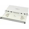 Synergy21 LWL-Patchpanel für 24xLC/LSH(E2000)-Duplex-Buchsen, 19/1HE, be Kupplungen, Lichtgrau