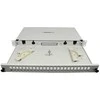 Synergy21 LWL-Patchpanel für 24xSC-Duplex/LC-Quad-Buchsen, 19/1HE, be SC/LC-Kupplungen, Lichtgrau