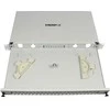 Synergy21 LWL-Patchpanel für 24xSC-Duplex/LC-Quad-Buchsen, 19/1HE, be SC/LC-Kupplungen, Lichtgrau