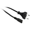 Synergy21 Netzkabel 230V Euro-Stecker/Euro8(C7)-Buchse, 1,8m, Juodas 250V/2.5A,