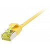 Synergy21 patch cable RJ45 CAT6A 500Mhz 0.25m yellow U/FTP slimline round d 3.8mm - Network - CAT 7