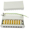 Synergy21 Patch Panel 8xTP, CAT6A, 500Mhz, Aufputz , Lichtgrau, LSA