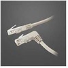 Synergy21 Patchkabel RJ45, CAT5e 100Mhz, 5m grau, UTP(U/UTP), 1xgewinkelt