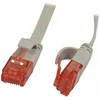 Synergy21 Patchkabel RJ45, CAT6 250Mhz, 1,0m grau, UTP(U/UTP), PVC, Flach