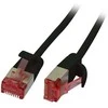 Synergy21 Patchkabel RJ45, CAT6 250Mhz, 1,5m juodas, U/FTP, slimline rund d=3,6mm,