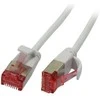 Synergy21 Patchkabel RJ45, CAT6 250Mhz, 0,15m baltas, U/FTP, slimline rund d=3,6mm,