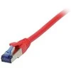 Synergy21 Patchkabel RJ45, CAT6A 500Mhz, 0,15m, raudona, S-STP(S/FTP), TPE/LSZH(Superflex), AWG26,