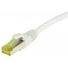 Synergy21 Patchkabel RJ45, CAT6A 500Mhz, 30m, baltas, S-STP(S/FTP), TPE/LSZH(Ultraflex), AWG26, mit CAT7 Rohkabel,