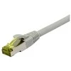 Synergy21 Patchkabel RJ45, CAT6A 500Mhz, 2m, grau, S-STP(S/FTP), TPE/LSZH(Ultraflex), AWG26, mit CAT7 Rohkabel,