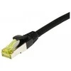 Synergy21 Patchkabel RJ45, CAT6A 500Mhz, 20m, juodas, S-STP(S/FTP), TPE/LSZH(Ultraflex), AWG26, mit CAT7 Rohkabel,