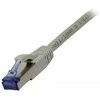 Synergy21 Patchkabel RJ45, CAT6A 500Mhz, 1,0m, grau, S-STP(S/FTP), Komponent getestet(GHMT certified), AWG26,