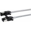 Synergy21 Patchkabel RJ45, CAT6A 500Mhz, 7,5m, grau, S/FTP, slimline rund d=4,5mm, TPE/LSZH(Superflex), AWG28, mit CAT7 Rohk., drehbarer Stecker,