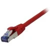 Synergy21 Patchkabel RJ45, CAT6A 500Mhz, 1,5m, raudona, S-STP(S/FTP), AWG26, LSZH,