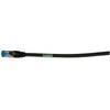 Synergy21 Patchkabel RJ45, CAT6A 500Mhz, 7,5m, juodas, S-STP(S/FTP), TPE/LSZH(Superflex), AWG26,