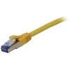 Synergy21 Patchkabel RJ45, CAT6A 500Mhz, 0,25m, gelb, S-STP(S/FTP), AWG26, LSZH,