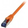 Synergy21 Patchkabel RJ45, CAT6A 500Mhz, 0,5m, oranžinis, S-STP(S/FTP), TPE/LSZH(Superflex), AWG26,