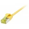 Synergy21 Patchkabel RJ45, CAT6A 500Mhz, 7,5m, gelb, U/FTP, slimline rund d=3,8mm, TPE/LSZH(Superflex), AWG32, mit CAT7 Rohkabel,
