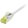 Synergy21 Patchkabel RJ45, CAT6A 500Mhz, 7,5m, grau, U/FTP, slimline rund d=3,8mm, TPE/LSZH(Superflex), AWG32, mit CAT7 Rohkabel,