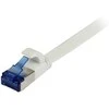 Synergy21 Patchkabel RJ45, CAT6A 500Mhz, 0,25m, baltas, U/FTP, flach, TPE(Superflex), AWG32,