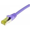 Synergy21 Patchkabel RJ45, CAT6A 500Mhz, 1,5m, lila, S-STP(S/FTP), TPE/LSZH(Ultraflex), AWG26, mit CAT7 Rohkabel,